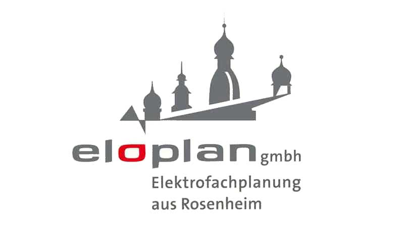 Logodesign für die Firma elo plan gmbh, Elektrofachplanung in Rosenheim