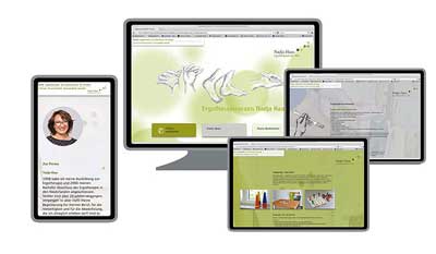 Responsive Webdesign aus Rosenheim für die Ergotherapiepraxis Haas in München